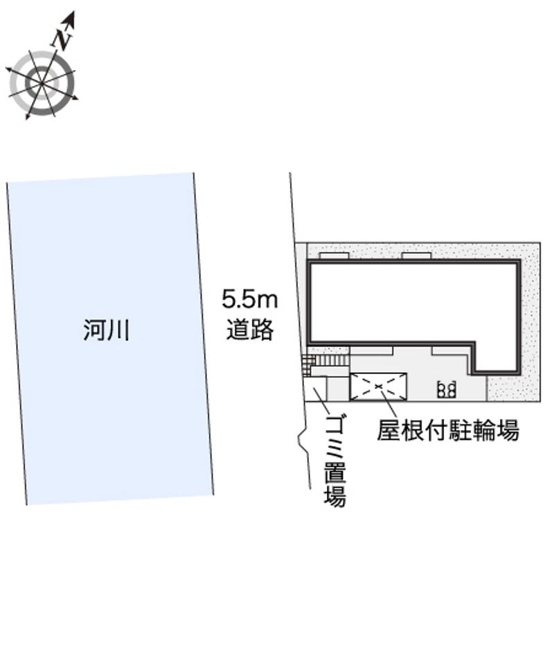 レオネクスト鴨田 配置図