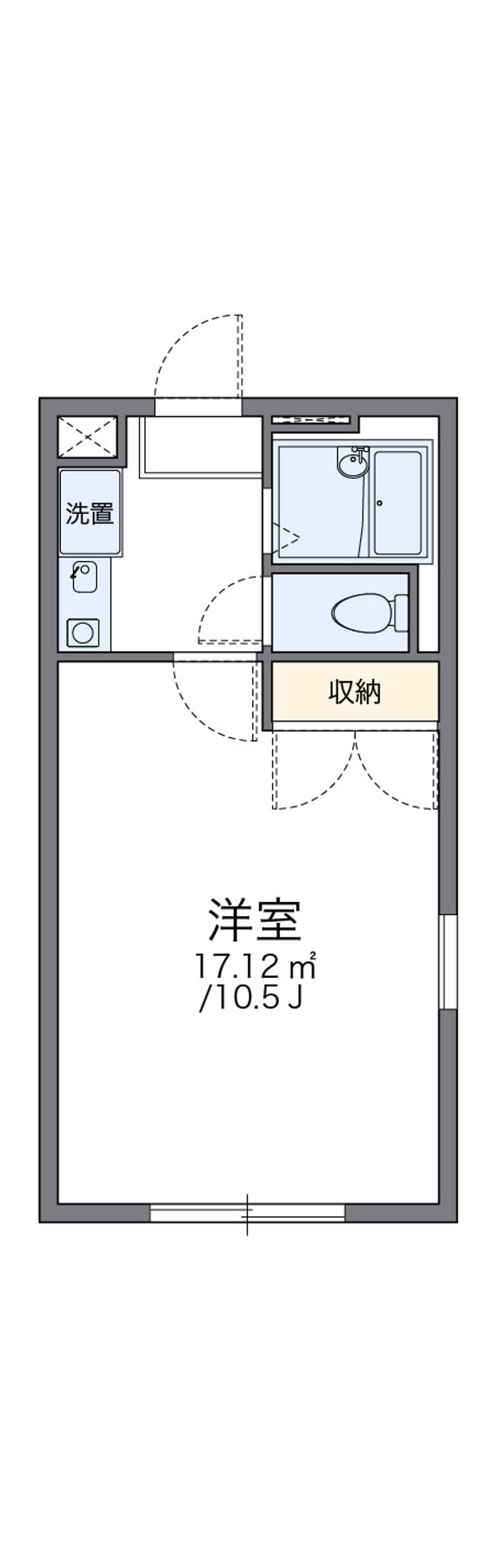 レオパレスクレール 間取図