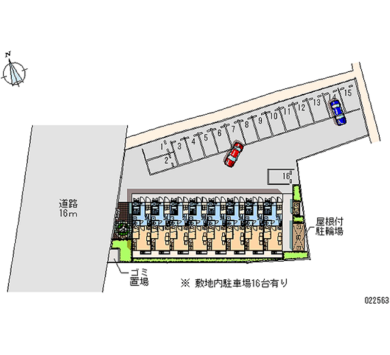 レオパレススペース　メイ 月極駐車場