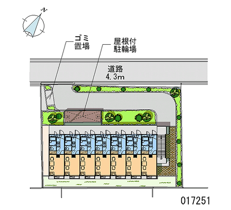レオパレスいづみ 区画図