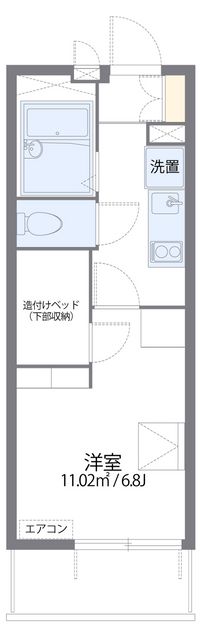 レオパレス東蟹屋 間取り図