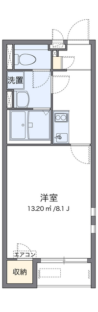 クレイノメゾン　ド　ミント板宿 間取り図