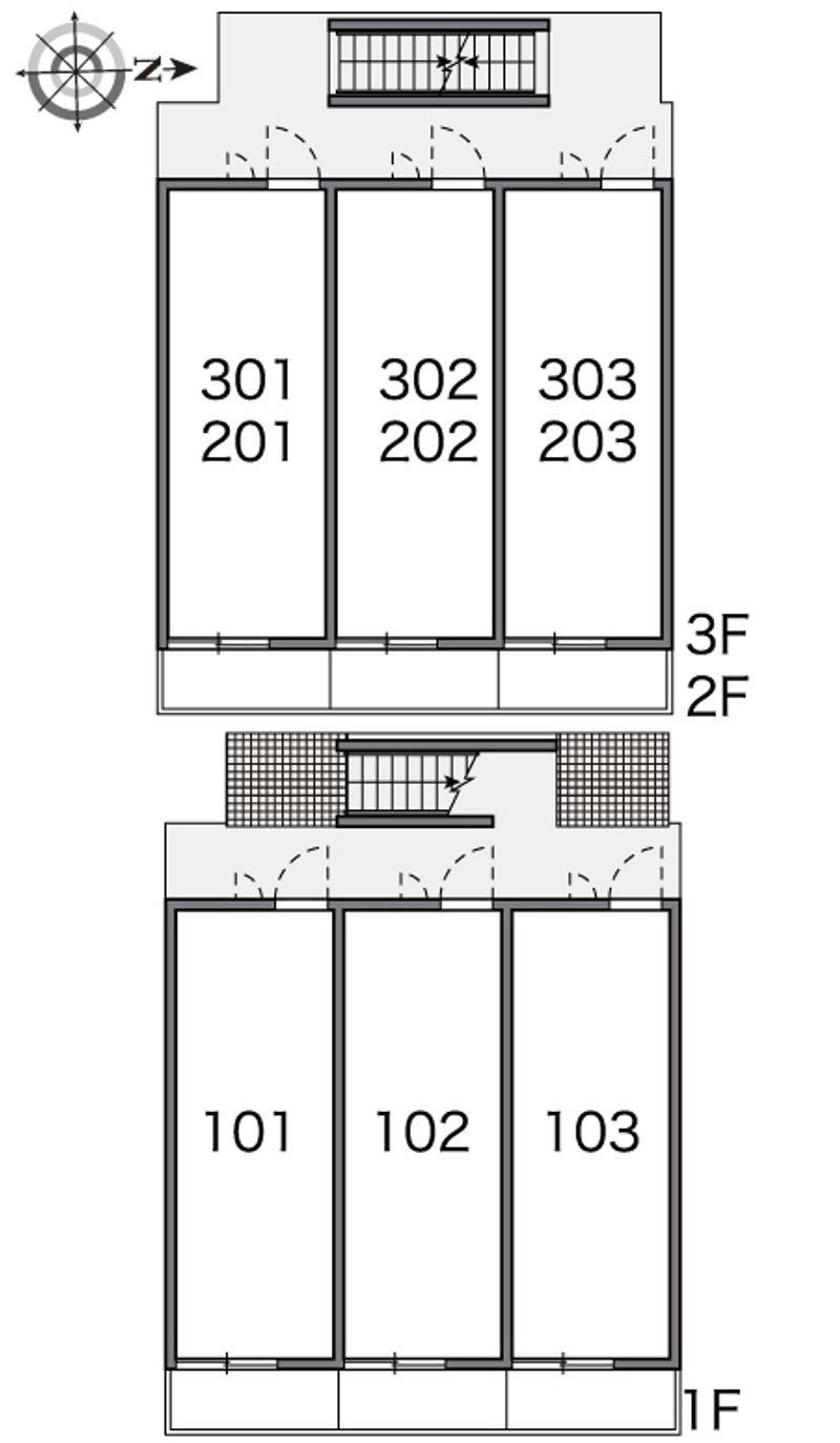 レオパレスシーズ 間取配置図