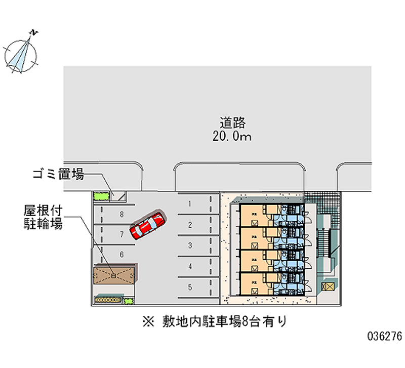 レオパレス新和 月極駐車場