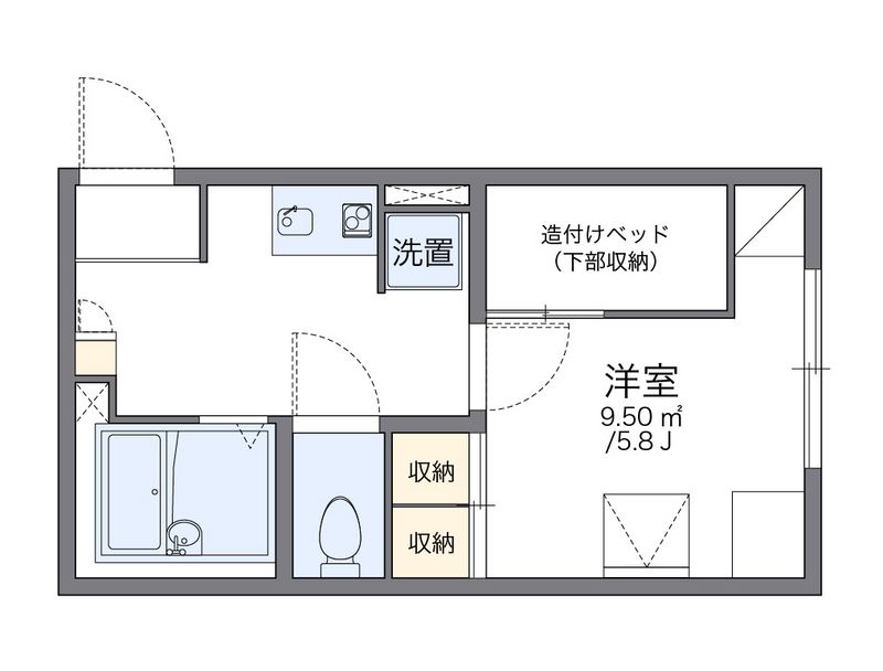 レオパレスさくら 間取り
