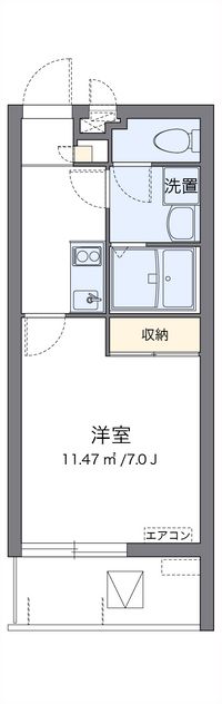 クレイノさんだんかⅡ 間取り図