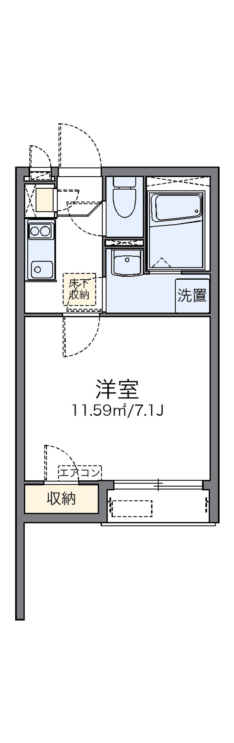 レオネクストプラナス白山 間取図