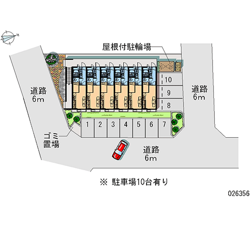 レオパレスライン 月極駐車場