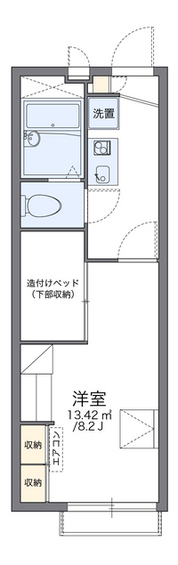 レオパレス大園Ⅲ 間取り図