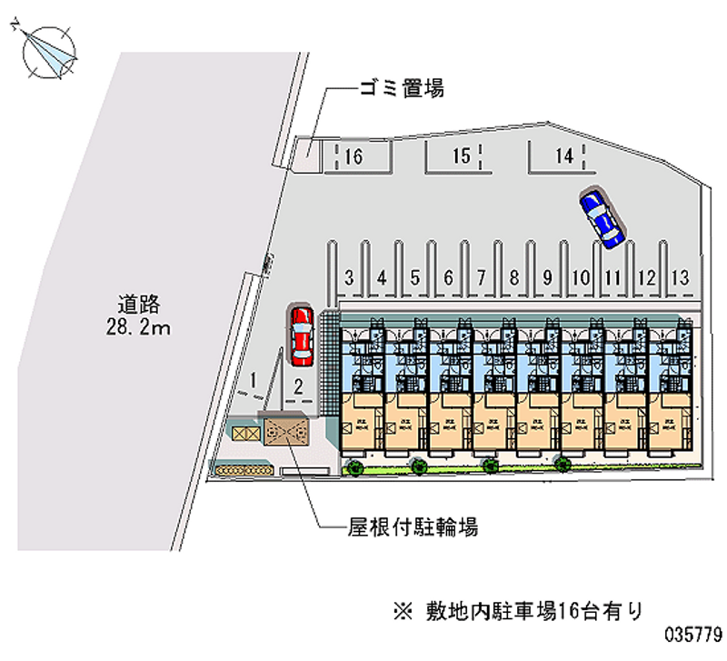 レオパレス佐市 月極駐車場