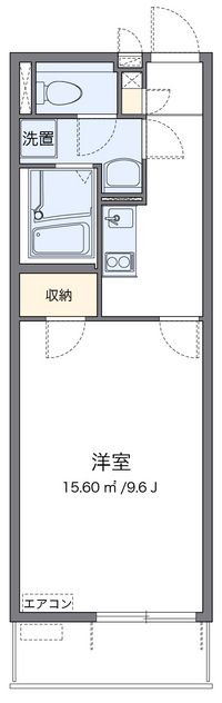 クレイノＲＯＵＴＥ　１６ 間取り図