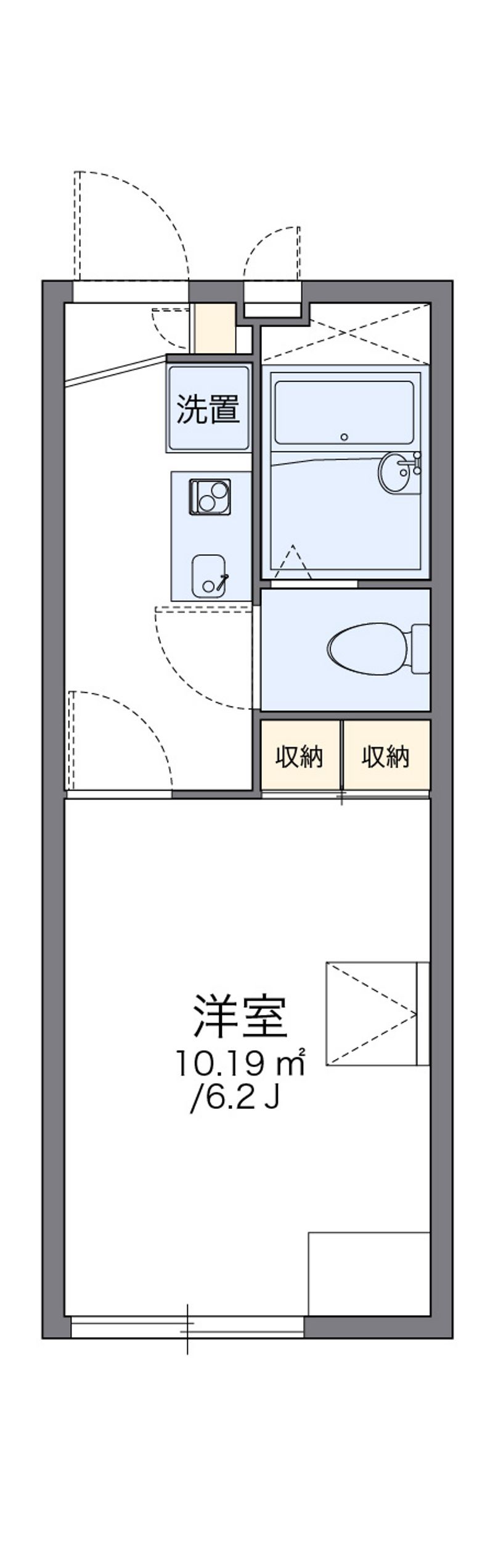 レオパレス未来 間取図