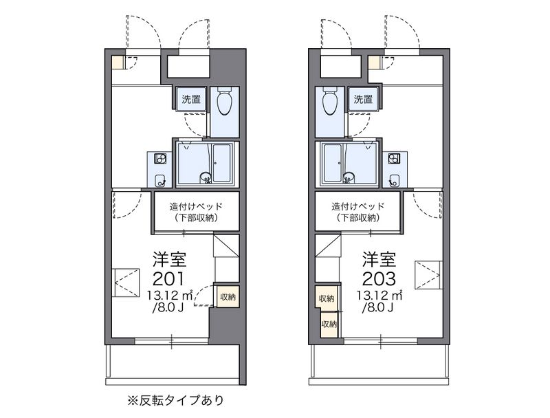 レオパレスＯＩビル　Ｕｎｉｏｎ 間取図