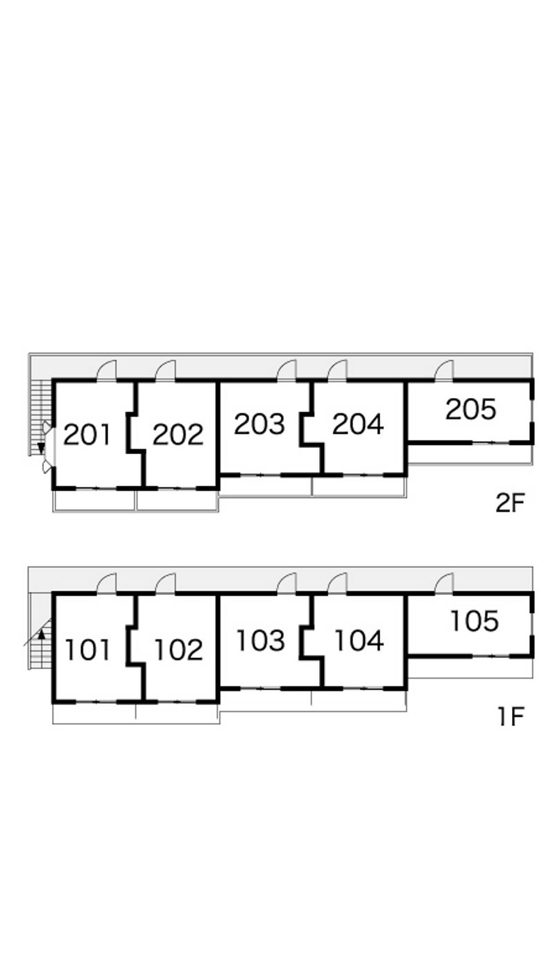 レオパレス伏見第３ 間取配置図