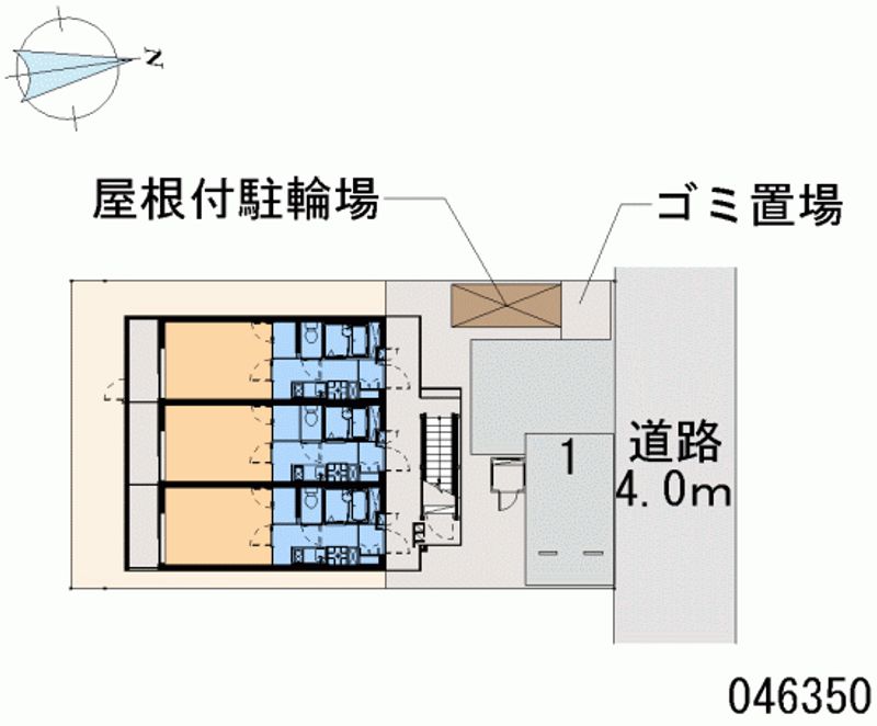 レオパレスガーデン湊 区画図
