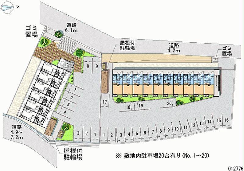 レオパレス山本 月極駐車場