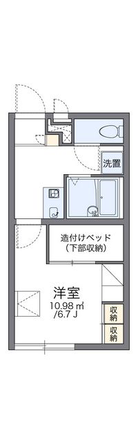 レオパレスマツオ 間取り図