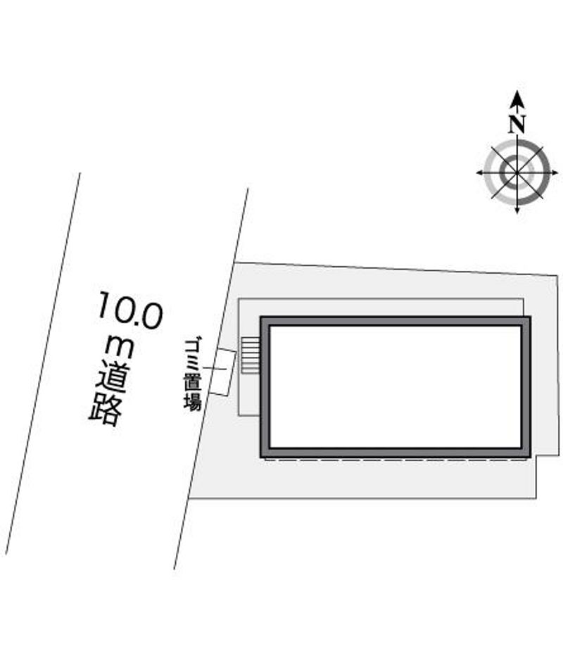 レオパレスハイム　サンコウヤ 配置図