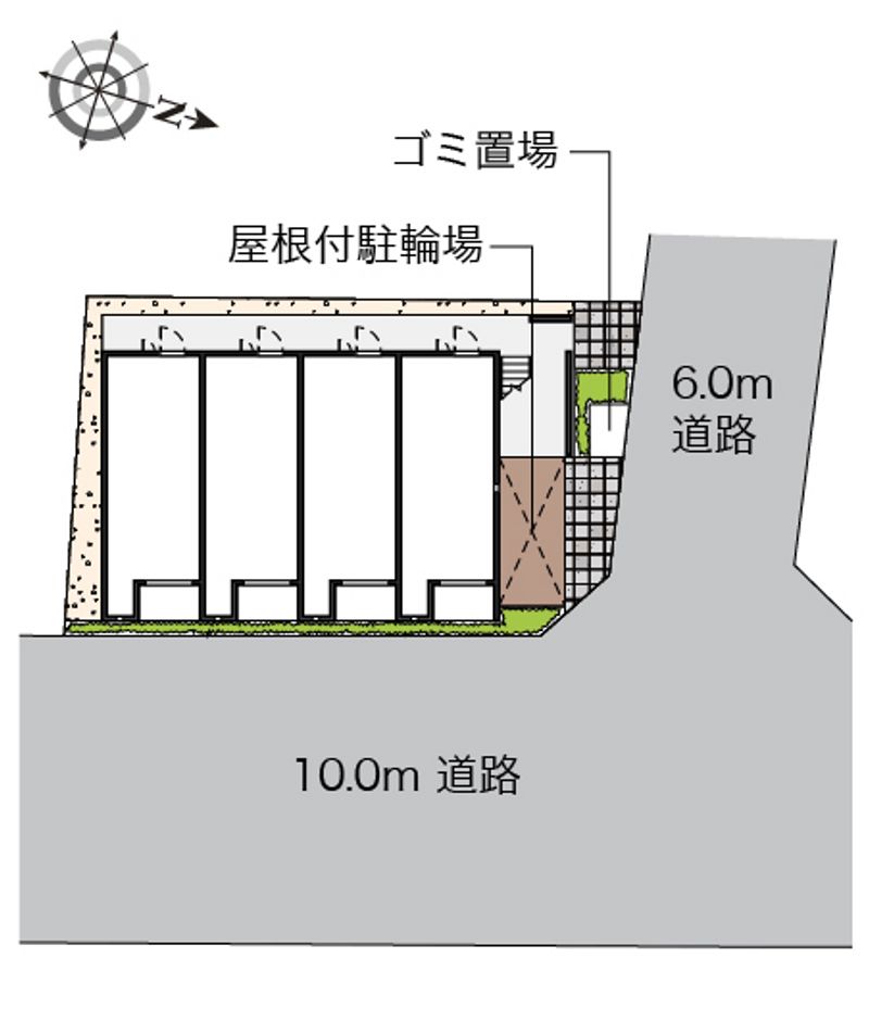 レオネクストオリーブハウスⅦ 配置図