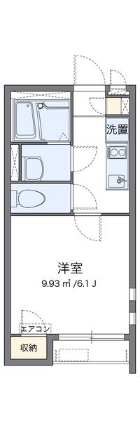 クレイノサンアクール 間取り図