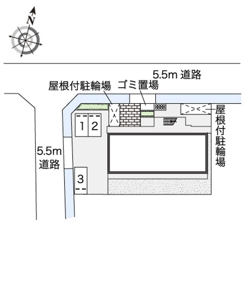 レオパレス武庫南 配置図