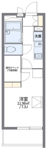 レオパレス庄内 間取り図