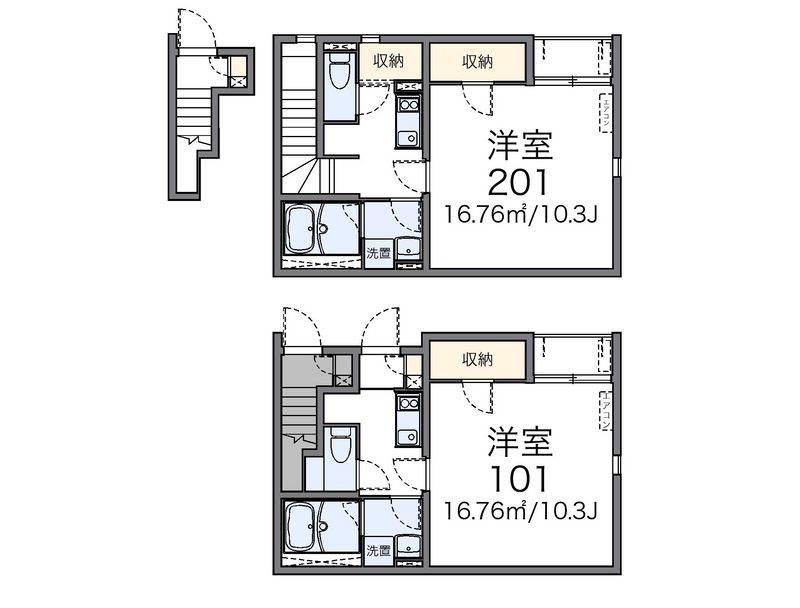 レオネクストアンビエンテ　川村 間取図