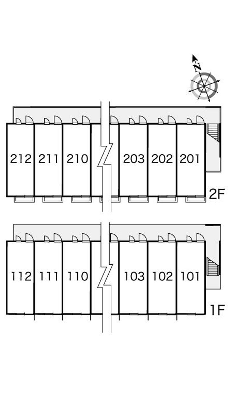 レオパレスエスペランサ 間取り配置図