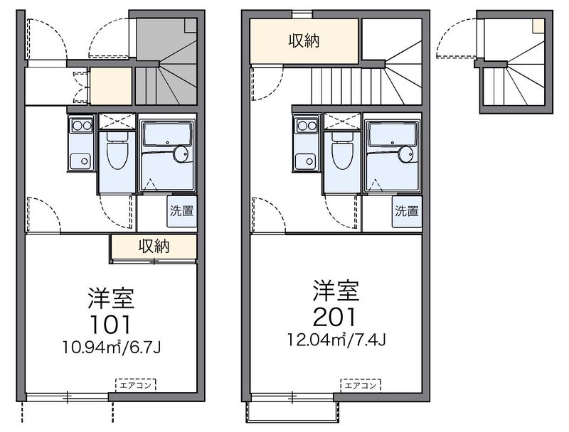 レオネクストそらまめⅡ 間取図
