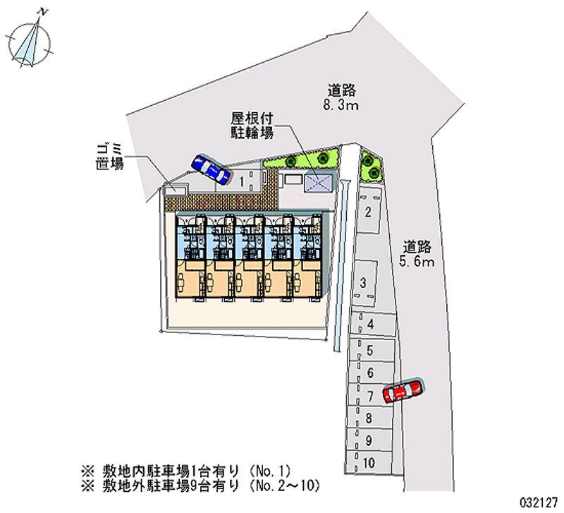 レオパレス安斎ハイツ 月極駐車場