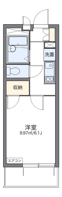 レオパレス彩 間取り図