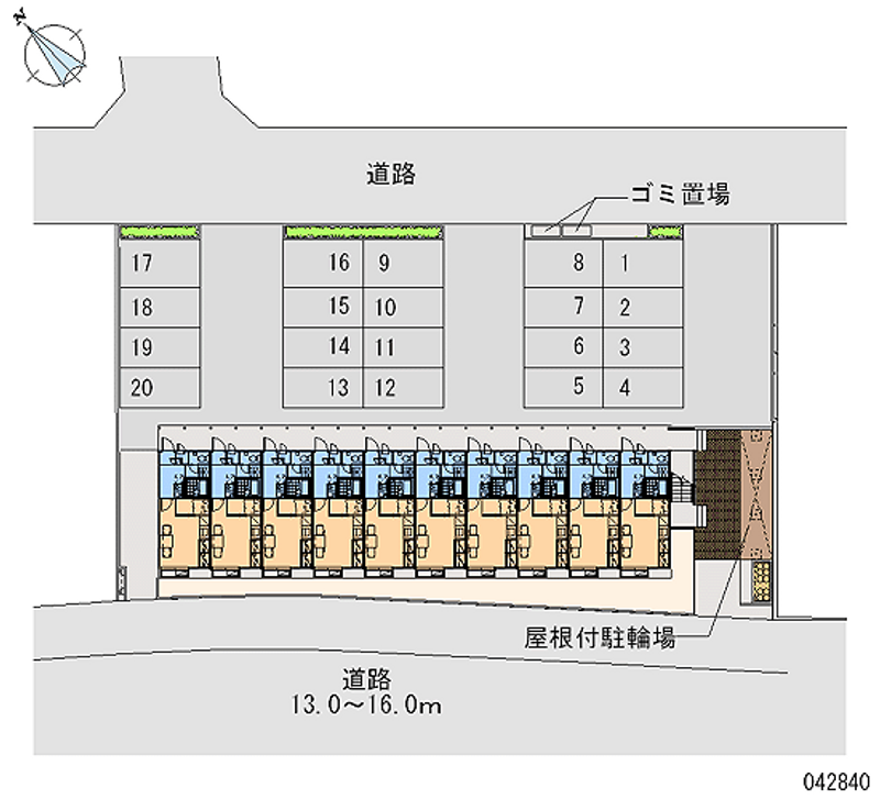 42840 Monthly parking lot