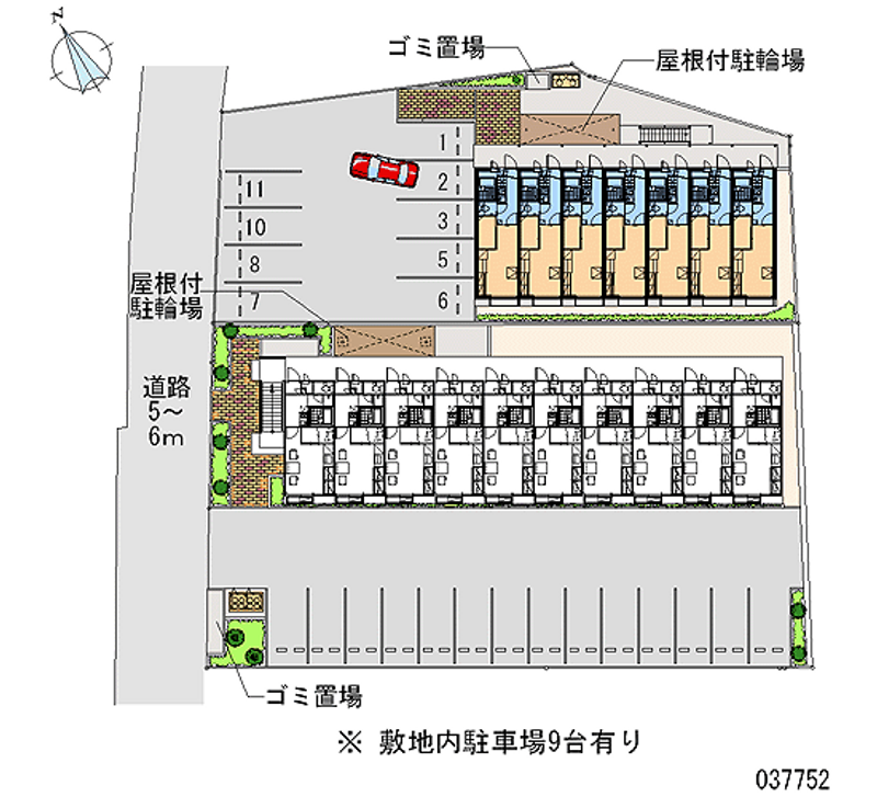 レオパレスＭＹＫ高砂 月極駐車場