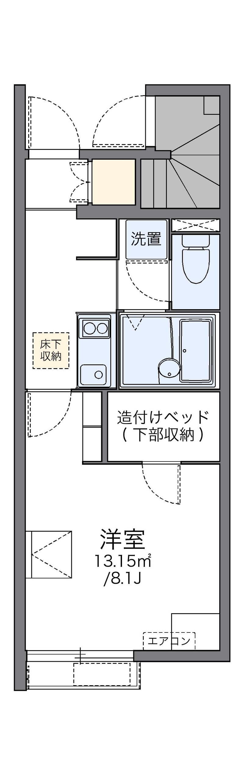 レオネクストＮＡＫＡＺＡＷＡ 間取り