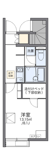 レオネクストＮＡＫＡＺＡＷＡ 間取り図