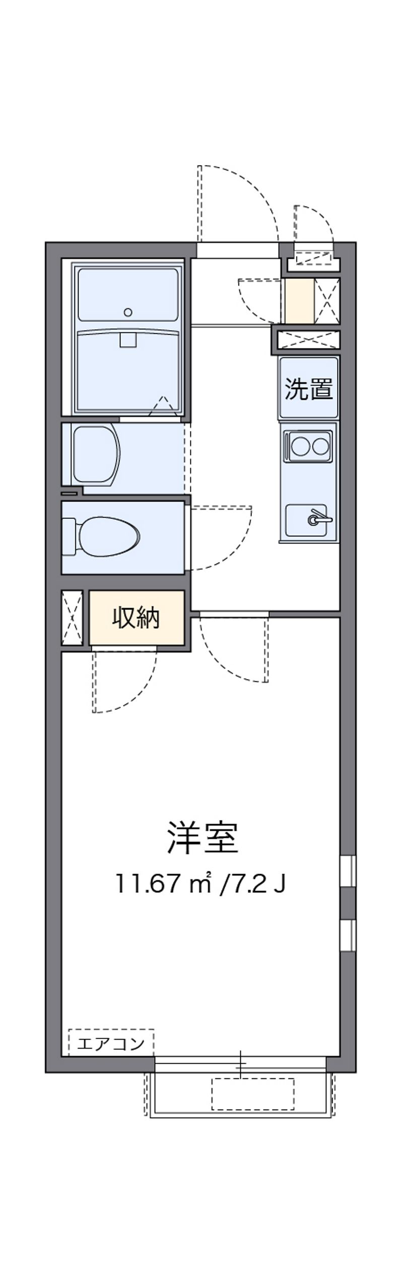 クレイノスガノ東 間取図