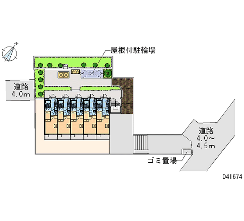 レオパレスタウン馬込沢 区画図