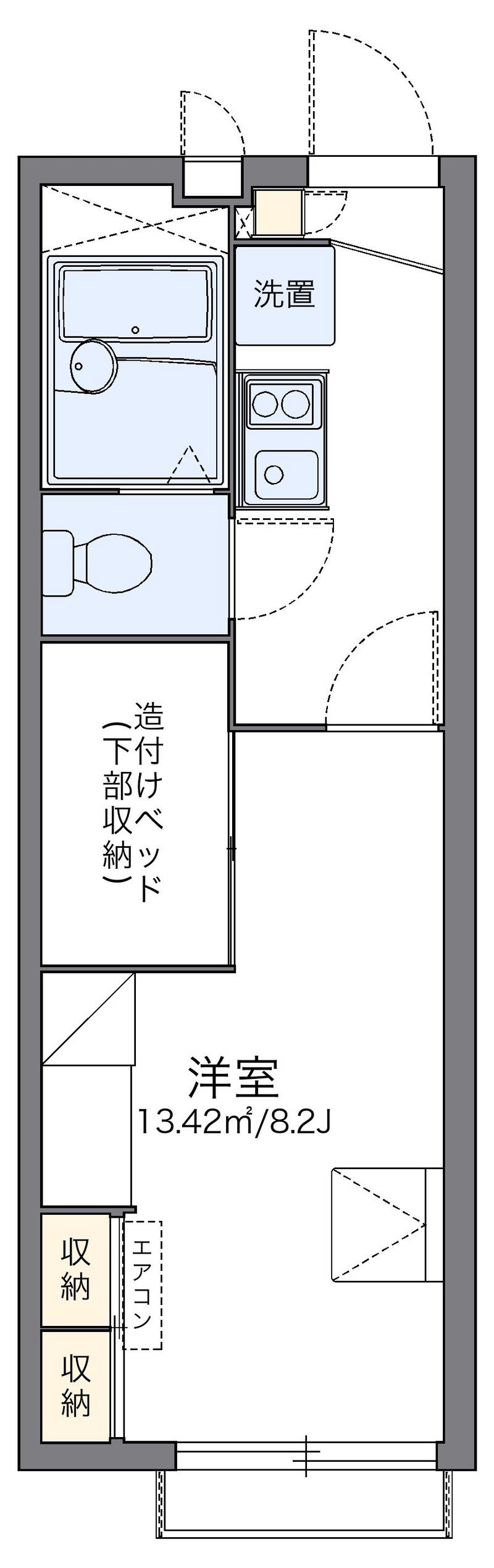 レオパレスＭＩＹＯ 間取図