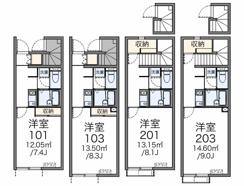 レオネクストグランドール門脇 間取図