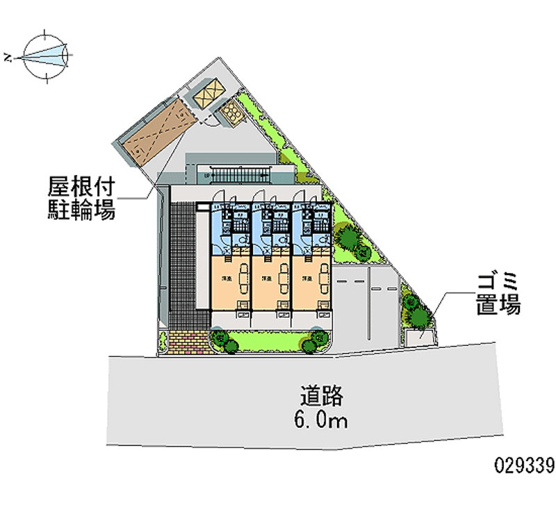 レオパレス三都 区画図