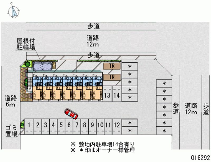 レオパレス東五代 月極駐車場