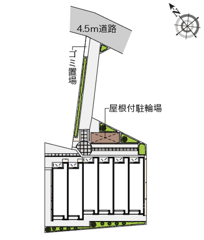 クレイノソレイユⅤ 配置図