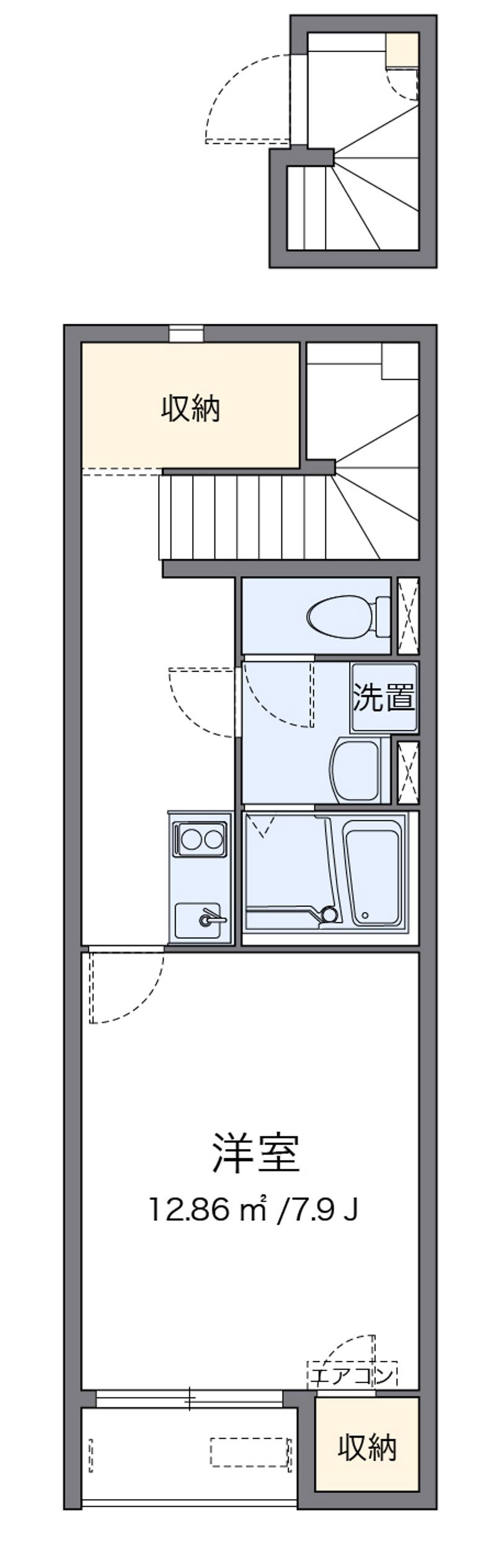 クレイノことぶきⅡ 間取図