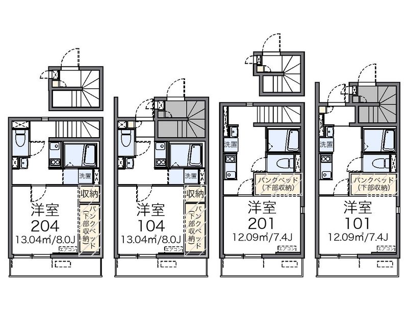 レオネクスト四番 間取図
