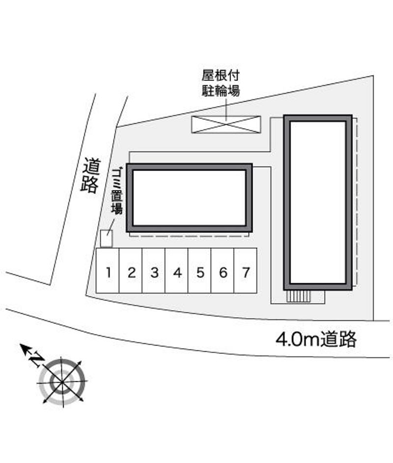 レオパレスＳｏｕｔｈＨｉｌｌ 配置図