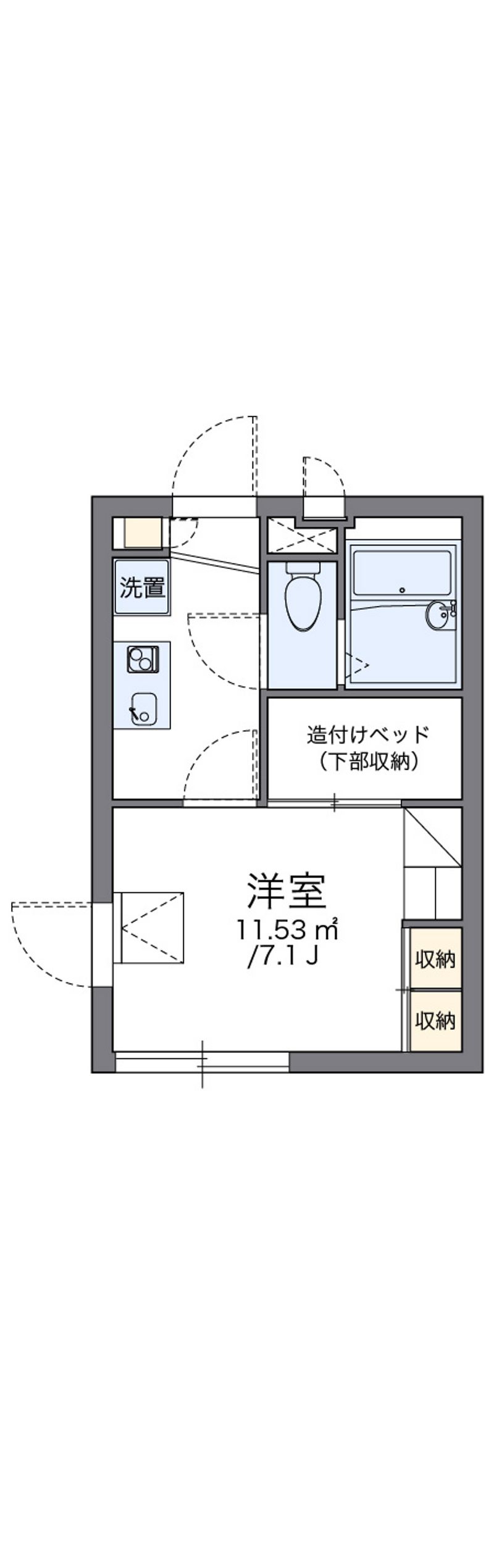 レオパレスＡ＆Ｋ坂下 間取り