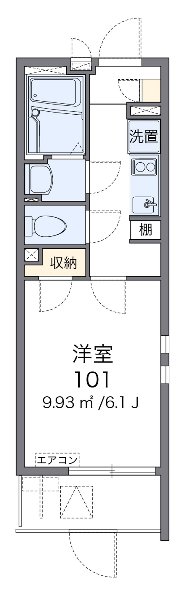 クレイノのぞみⅡ 間取図