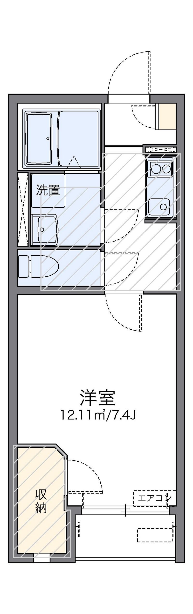 レオネクストラフテル 間取図