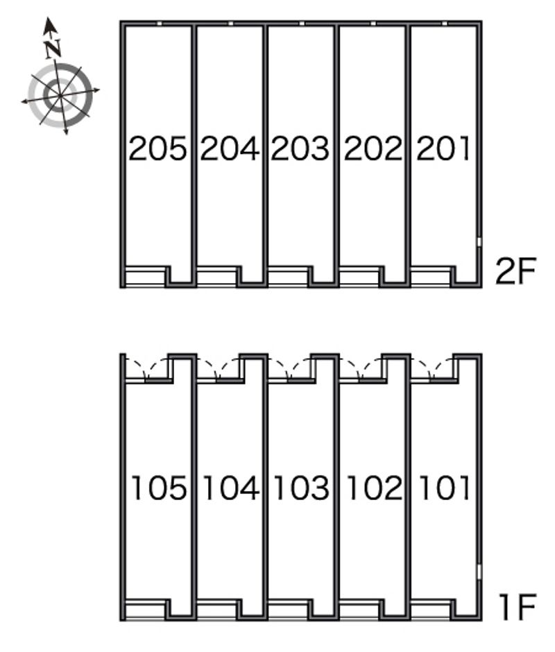レオネクストかすみ町 間取配置図
