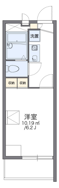 レオパレスガーデンプレイス 間取り図